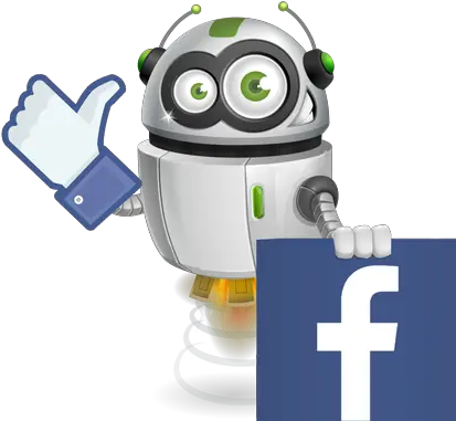 Instant Marketing Png Cartoon Flying Robot Facebook Robot Icon