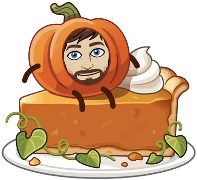 Jeff Bigham Pumpkin Pie Bitmoji Png Pumpkin Pie Icon