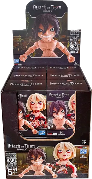 Attack Action Vinyls Blind Box Action Figure Png Attack On Titan Png