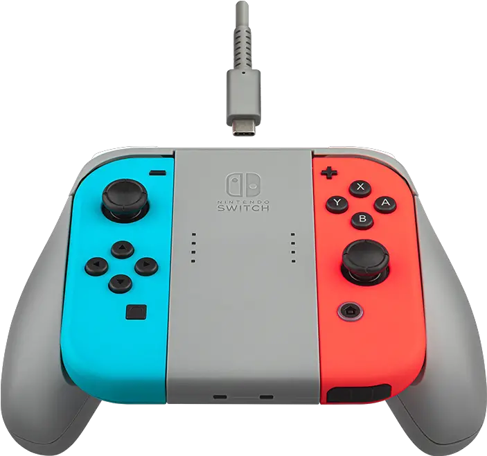 Joy Con Charging Grip Plus For Nintendo Switch Nintendo Switch Controller Joy Con 1 Png Nintendo 64 Controller Icon