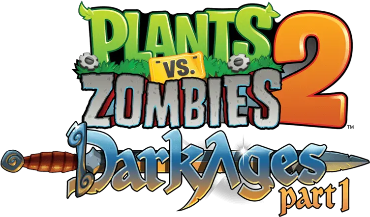 Plants Vs Plants Vs Zombies 2 Dark Ages Logo Png Plants Vs Zombies 2 Icon