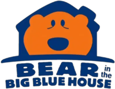 Bear In The Big Blue House Logo Transparent Png Stickpng Bear Big Blue House Logo House Logo Png