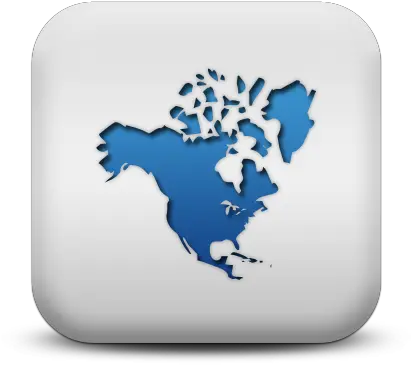 Map Of North America Maps World Red Colour Png North America Icon