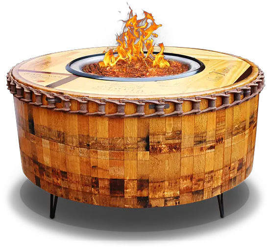 Download Vita Vino Wine Barrel Fire Pit Png Image With No Wood Barrel Style Fire Pit Fire Pit Png