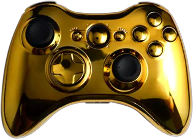 Gold Xbox 360 Controller Gold Xbox 360 Controller Png Xbox 360 Controller Png