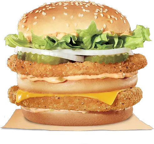 Download Hd 4 Big Mac Chicken Date Transparent Png Double King Chicken Burger King Big Mac Png