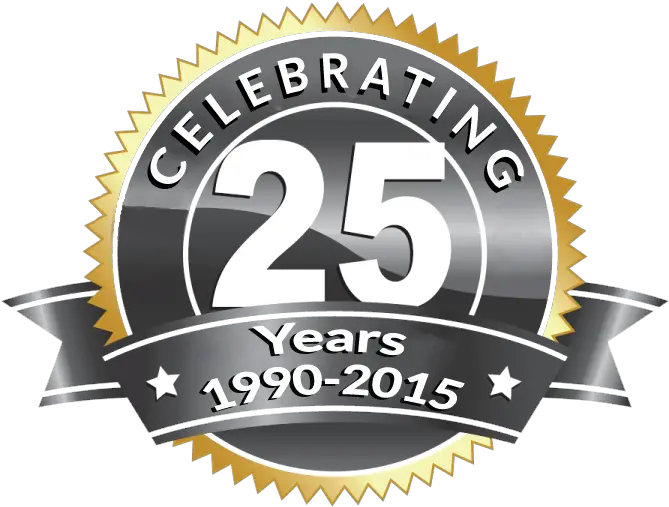 Download Our 25th Anniversary 25 Years Logo Png Png Image Celebrating 25 Years Logo Png 25th Anniversary Logo