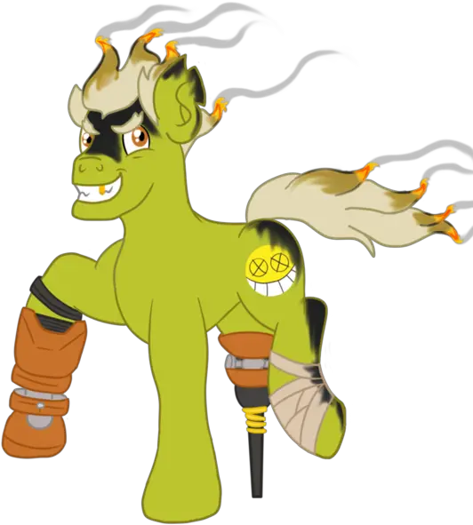 1170189 Amputee Artistmediponee Crossover Cyborg Junkrat Mlp Png Junkrat Png