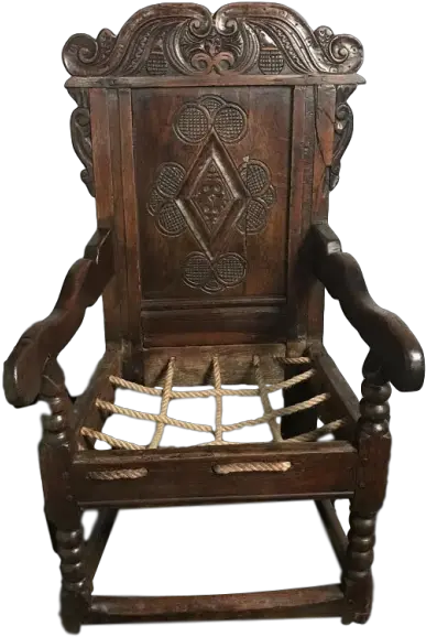 Antique Wainscot Chair English 17th Century Rocking Chair Png Throne Chair Png