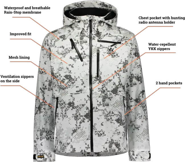 Alaska Superior Ii Ms Jacket Blindtech Snow U2013 1795 Jacket Png Snow Png