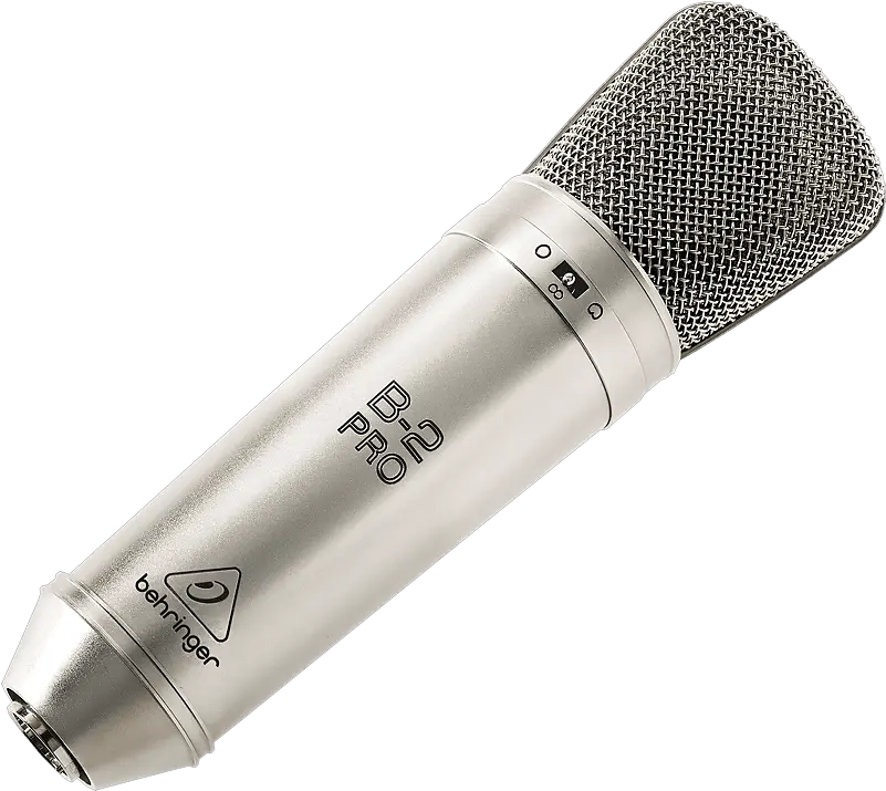 Behringer B 2 Pro Goldsputtered Large Dualdiaphragm Studio Condenser Microphone Behringer B 2 Pro Png Gold Microphone Png