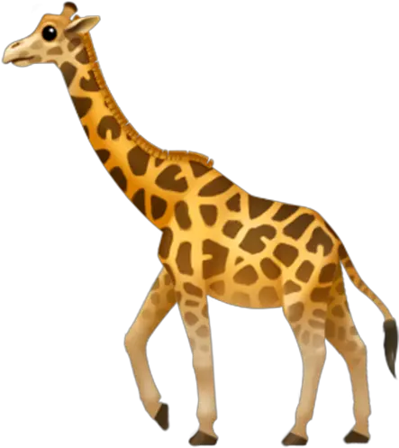 Baby Giraffe Png Transparent Image Giraffe Emoji Apple Giraffe Transparent Background