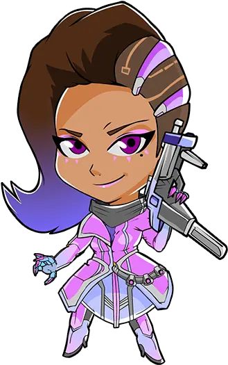 Overwatch Sombra Png Transparent Sombra Overwatch Kawaii Sombra Overwatch Png