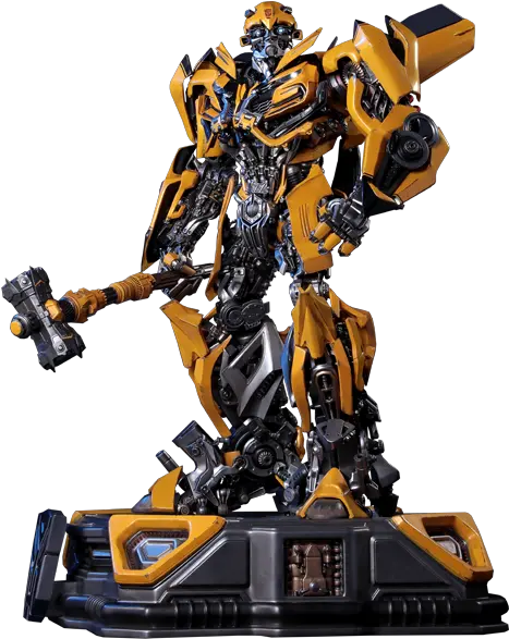 Transformers Bumblebee Statue By Prime Imagenes De Transformers 5 Bumblebee Png Bumblebee Png