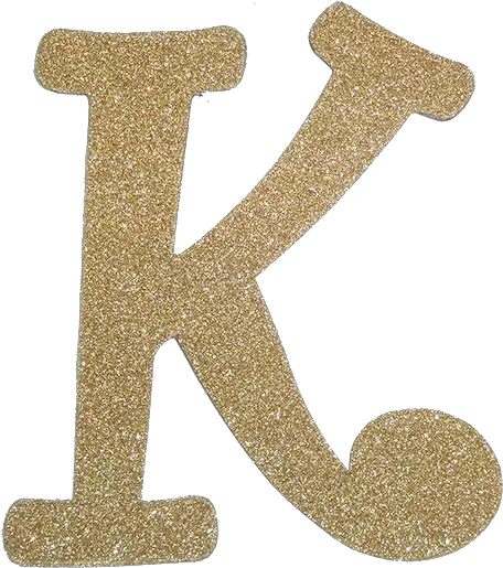 Diamond Letter K 35 Gold 1 Pc Pkg Number Png K Png