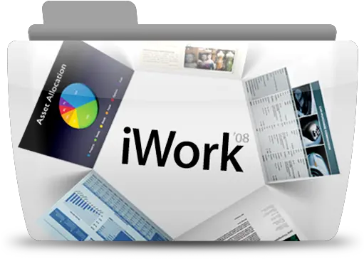 Iwork 08 Icon Free Download As Png And Ico Easy Iworkicons Office Folder Icon