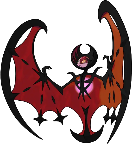 Pokemon Sun And Moon Silhouette Png Pokemon Lunala Shiny Moon Silhouette Png