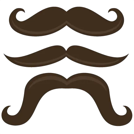 Download Hd Mustache Clip Art No Mustache Clipart Brown Png Handlebar Mustache Png