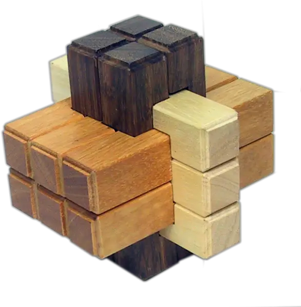 Wausau U002782 Eureka Puzzles 13 Piece Burr Puzzles Png Piece Of Wood Png