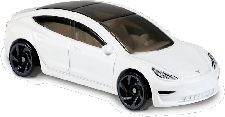 Tesla Model 3 In White Hw Green Speed Hot Wheels Tesla Model 3 Png Tesla Model 3 Png