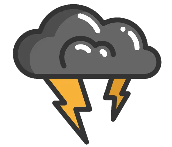Thunder Png Icons And Graphics Cartoon Storm Clouds Png Thunder Cloud Png