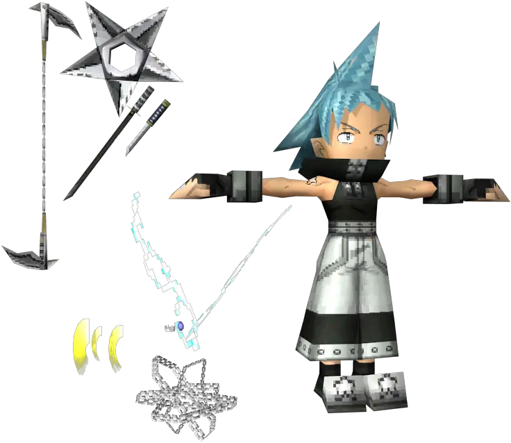 Ds Dsi Soul Eater Medusa No Inbou Blackstar The Black Star Sprite Soul Eater Png Black Star Png