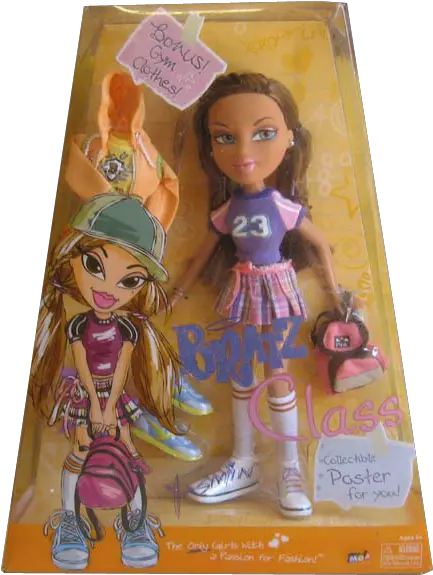 Yasmin Cloe Bratz Class Yasmin Doll Full Size Png Barbie Doll Png
