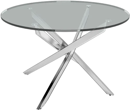 Buy Astral 4 Seater Dining Table In Chrome Godrej Interio Godrej Interio Astral Dining Table Png Round Table Png