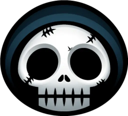 Halloween Emoticon Smileys For Facebook Grim Reaper Head Png Skull Emoji Png