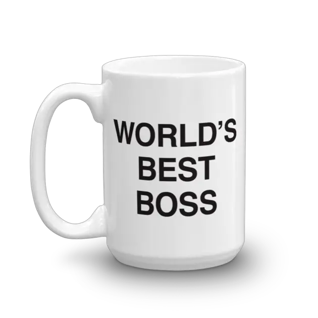 Personalized The Office Worldu0027s Best Boss 15 Oz Mug U2013 Nbc Store Best Boss Mug The Office Png Mug Transparent