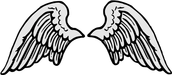 Stone Gray Angel Wings Clip Art Vector Clip Cartoon Angel Wings Png Angle Wings Png