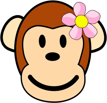 Girl Monkey Png Svg Clip Art For Web Download Clip Art Clipart Monkey Girl Head Icon Png
