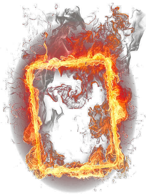 Fire Flame Frame Fireframe Sticker By Aldus Simor Fire Sticker For Picsart Png Fire Effect Transparent