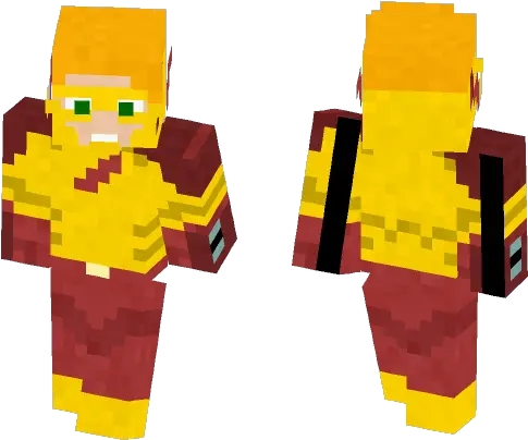 Download Kid Flash Custom Wally West Minecraft Skin For Wally West Minecraft Skin Png Kid Flash Png