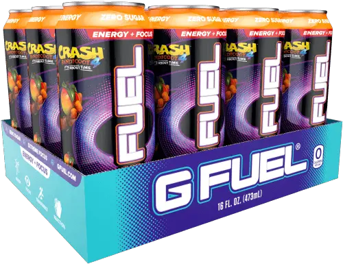 Best Gaming And Esports Energy Crash Bandicoot G Fuel Png Gfuel Png