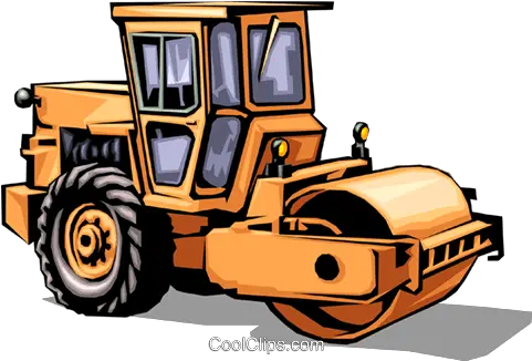 Steam Roller Royalty Free Vector Clip Art Illustration Steam Roller Construction Vehicle Png Steam Transparent Background