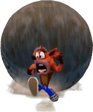 Crash Bandicoot Boulder Sticker Crash Bandicoot Boulder Png Crash Bandicoot Icon