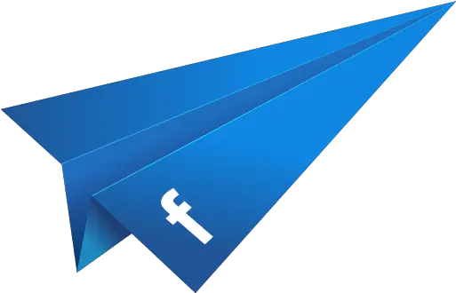 Blue Paper Plane Png Image Blue Paper Plane Facebook Plane Icon