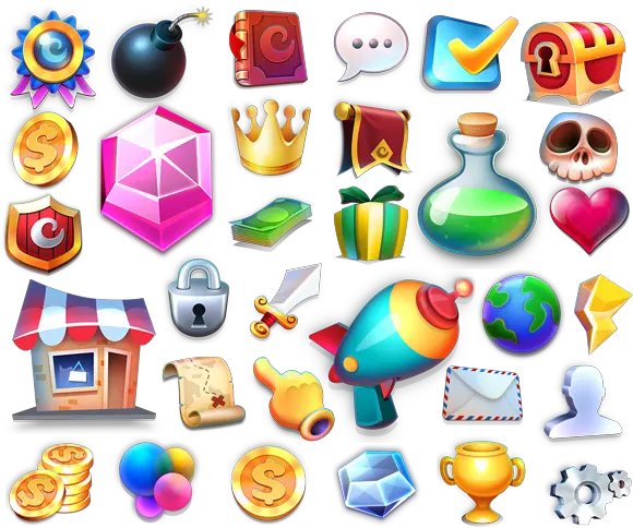 Royalty Free Gui Dot Png Game Level Icon