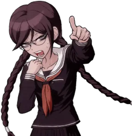 Telegram Sticker From Danganronpa Pack Toko Sprites Png Toko Fukawa Icon