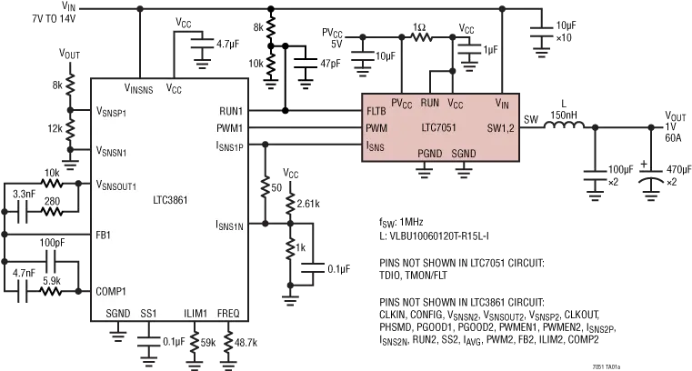 Ltc7051 Datasheet And Product Info Analog Devices Circuit Component Png Flag Albania Icon Pin