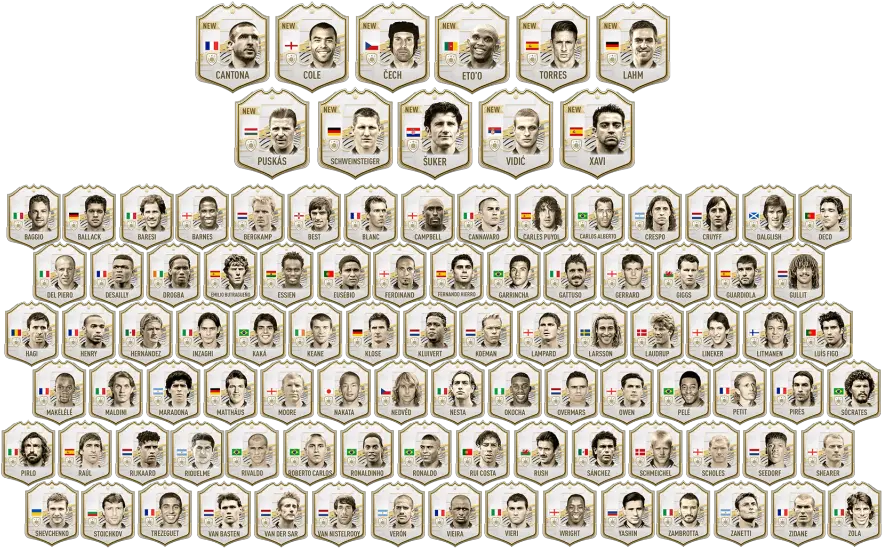 Fifa 21 Icons Alle Ikonen Mit Ratings In Der Liste All New Icons Fifa 21 Png Rf Icon