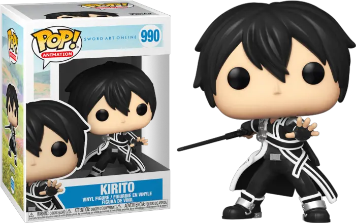 Sword Art Online Kirito One Sword Pop Vinyl Figure Figurine Pop Sword Art Online Png Kirito Icon