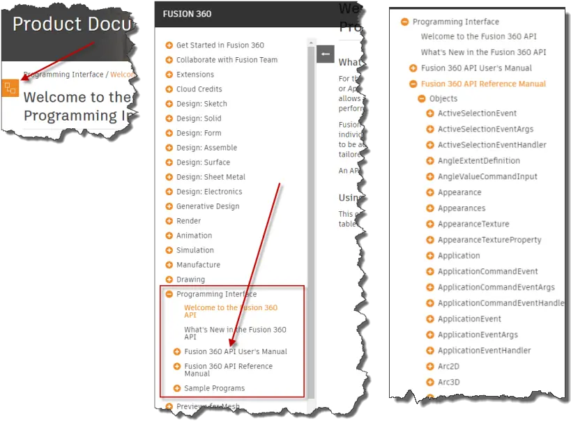 Fusion 360 Help Api Reference Manual Autodesk Vertical Png Fusion 360 Icon