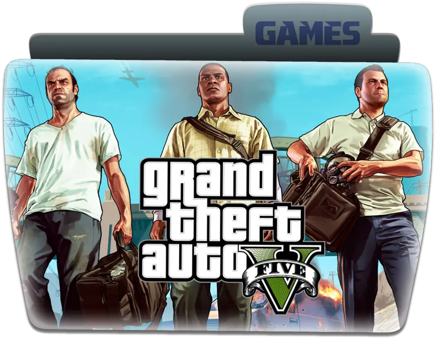 Games Folder Icon Transparent Png Images U2013 Free Gta V Gta San Andreas Icon Png