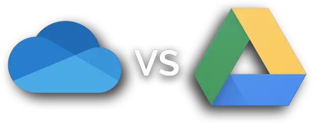 Onedrive Vsgoogledrivelogos Spanning Google Drive Vs Onedrive Png Vs Logo Png