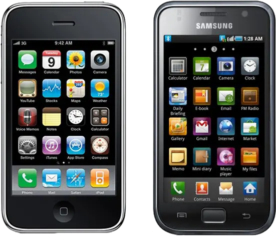 Apple Accuses Samsung Of Copying Iphone Icons And Has The Iphone 3gs Png Iphone Icons Png