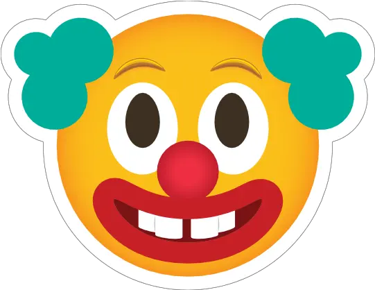 Phone Emoji Sticker Clown Smiley Png Clown Emoji Png