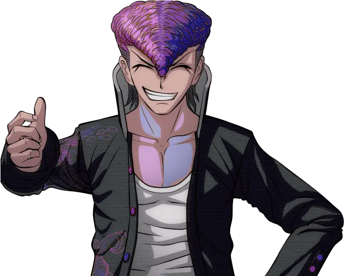 Pride Month Edits Bi Mondo Owada Danganronpa Mondo Owada Sprites Png Bi Pride Icon