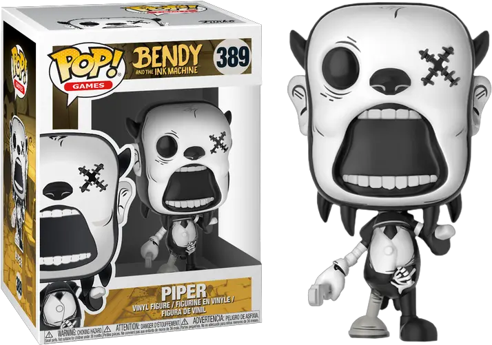 Bendy And The Ink Machine Piper Pop Vinyl Figure Bendy And The Ink Machine Funko Pop Png Bendy And The Ink Machine Logo